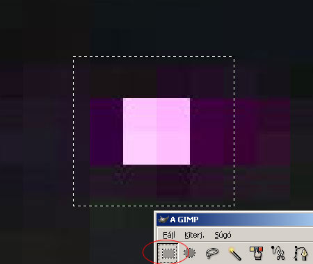 Hibás pixel eltávolítása GIMP képszerkesztőben 2.