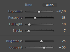 Adobe Lightroom - Tónuskorrekció 7.