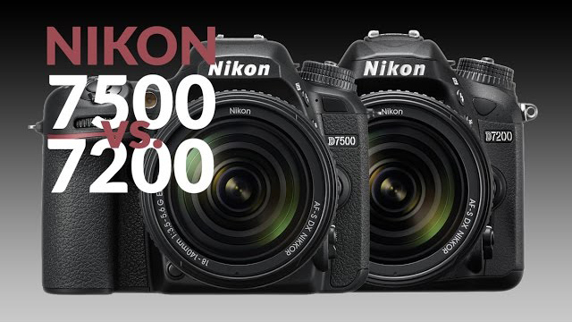 Nikon D7500 vs. D7200 fényképezőgép előzetes