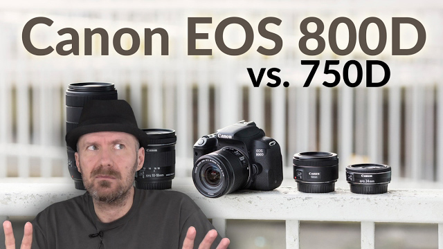 Canon EOS 800D vs. 750D fényképezőgép összehasonlítás