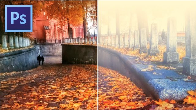 Ködös novemberi effektus Photoshopban