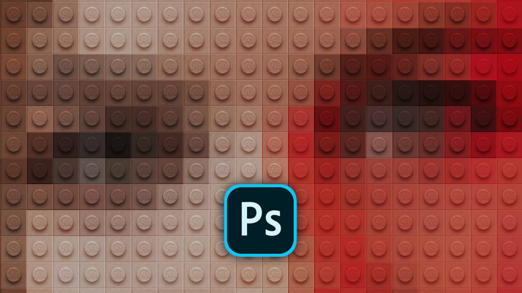 Lego mozaik effekt Photoshopban